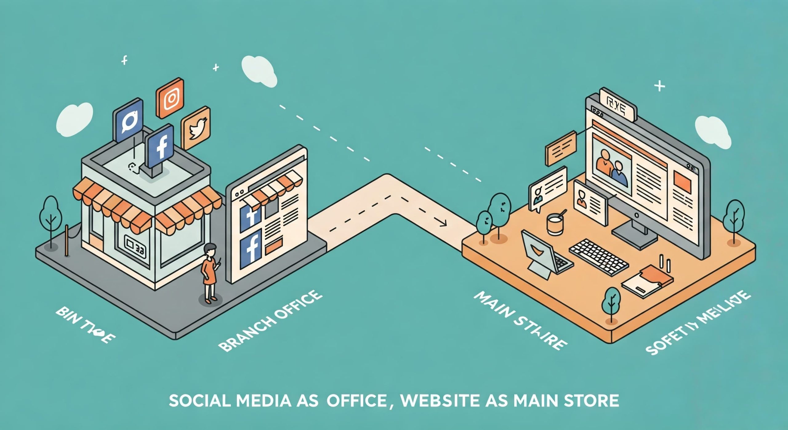 小さな事業者こそウェブサイトが必要な理由のメインビジュアル