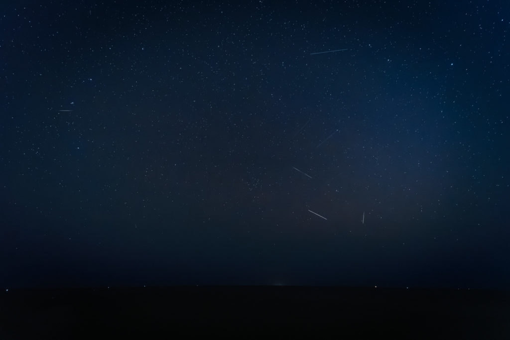 漁船から見える標津の星空